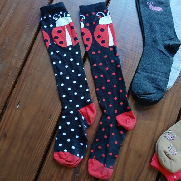 New cute sock bundle - boot crew ankle - colorful animal sets 6 pairs - Picture 3 of 9